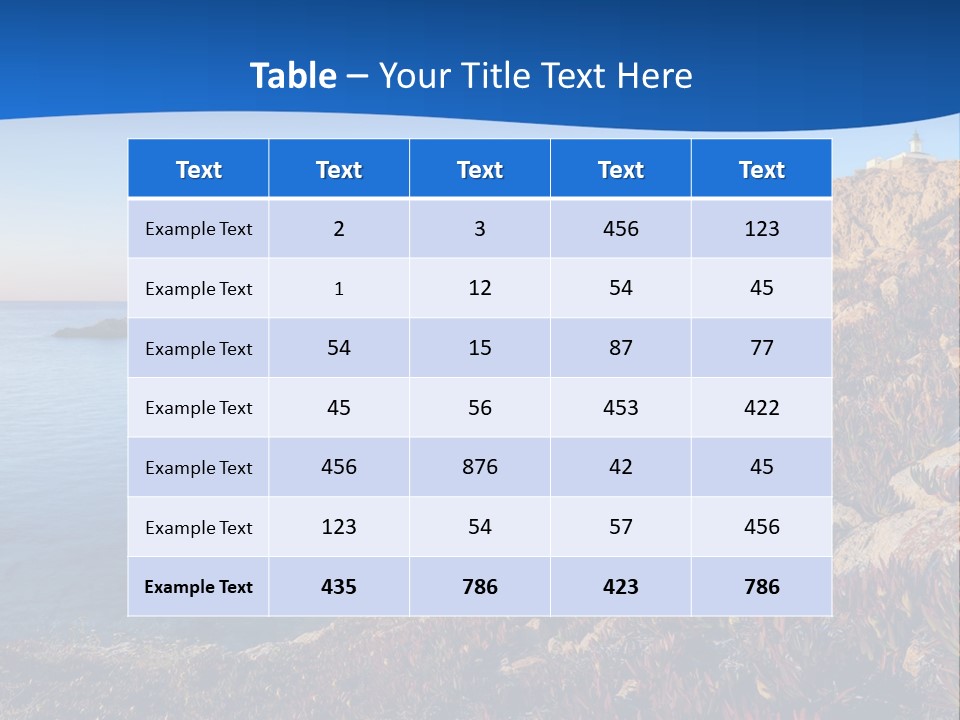 Rock High Site PowerPoint Template