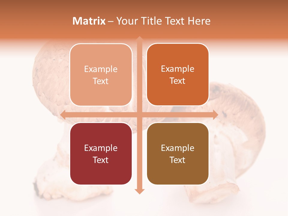 Vegetarian Fresh Background PowerPoint Template