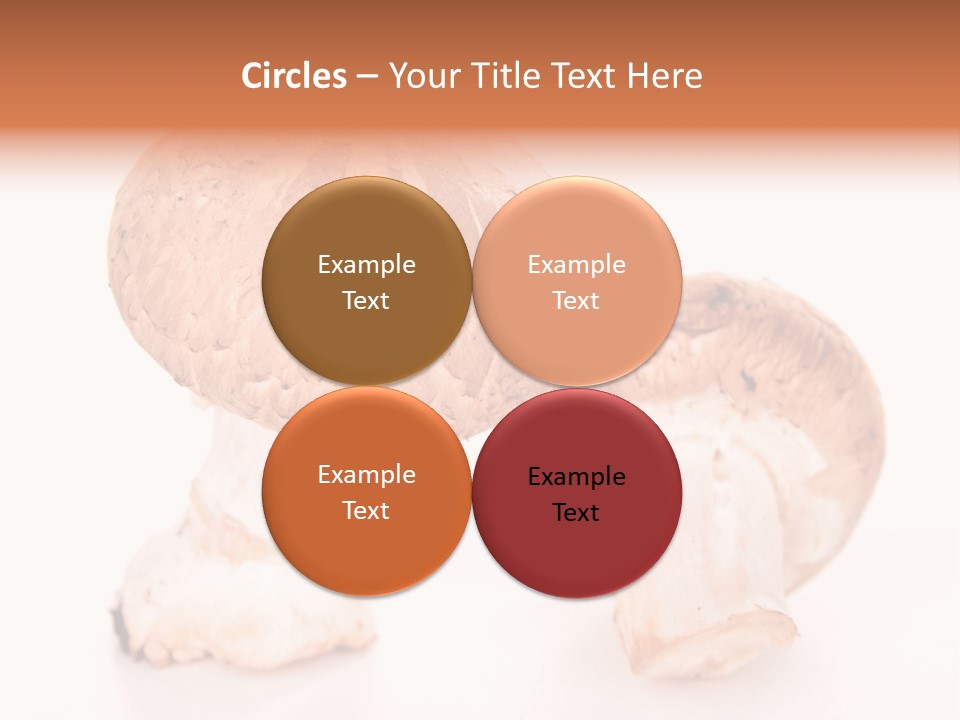 Vegetarian Fresh Background PowerPoint Template