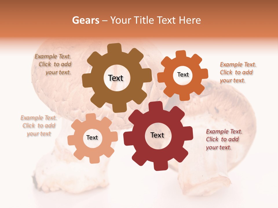 Vegetarian Fresh Background PowerPoint Template