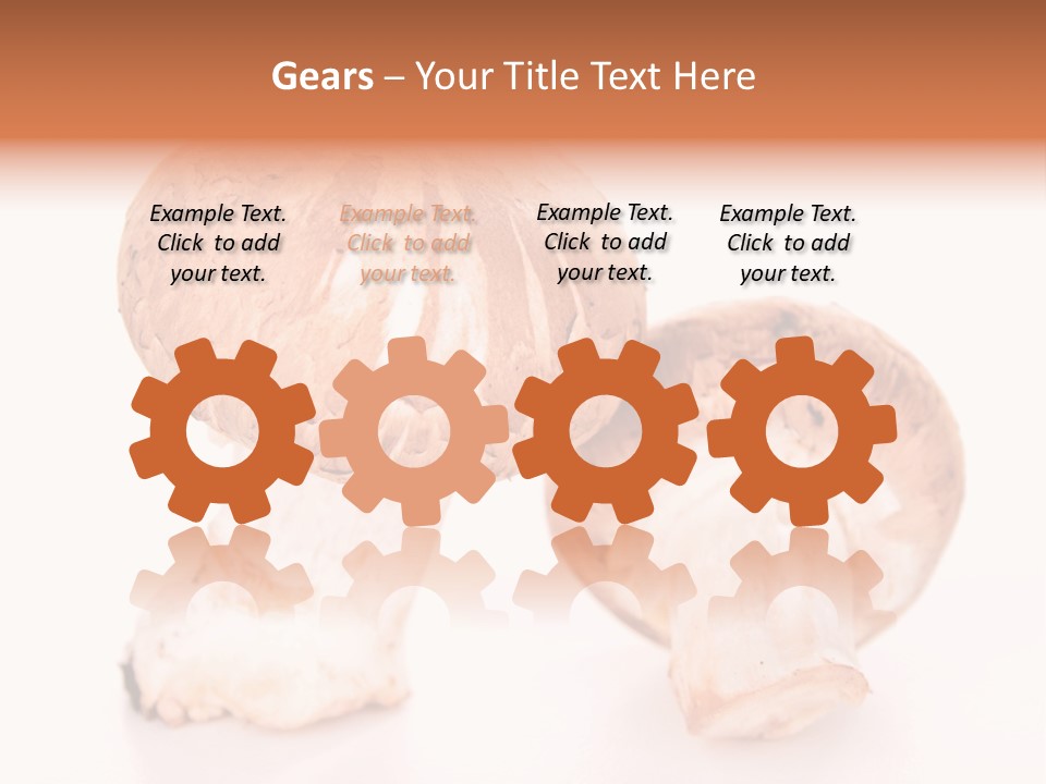 Vegetarian Fresh Background PowerPoint Template