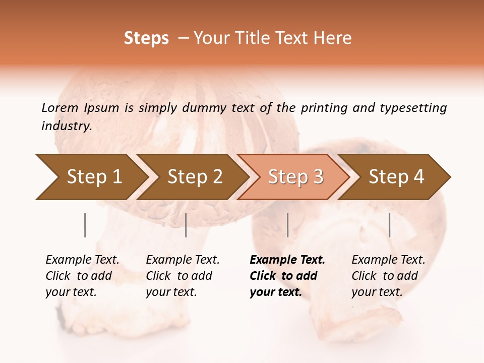 Vegetarian Fresh Background PowerPoint Template