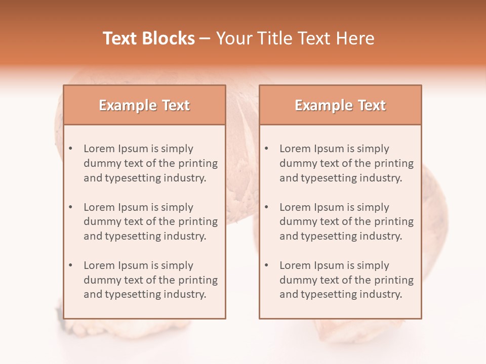 Vegetarian Fresh Background PowerPoint Template