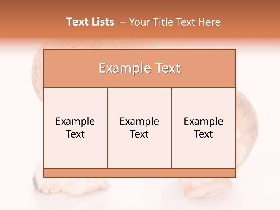 Vegetarian Fresh Background PowerPoint Template