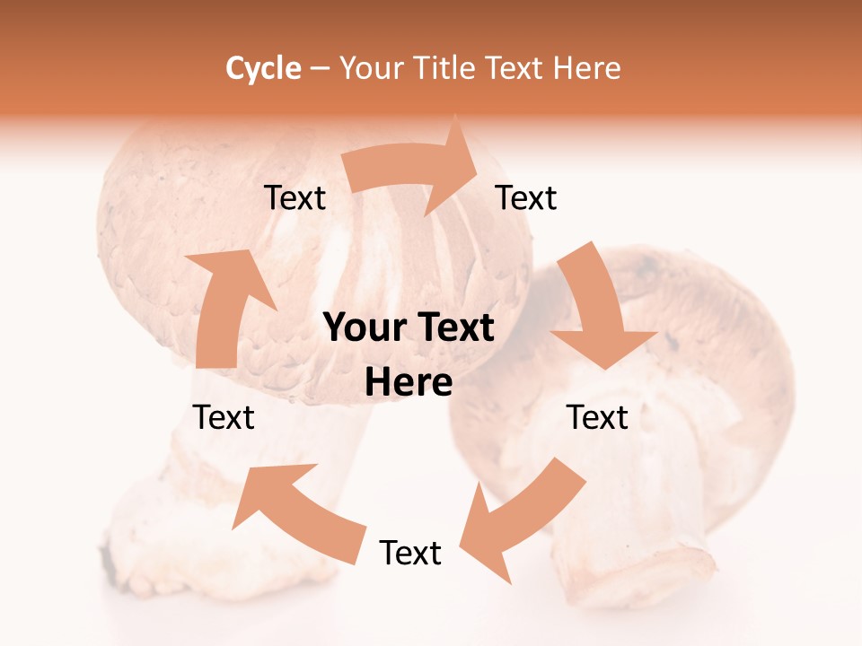 Vegetarian Fresh Background PowerPoint Template