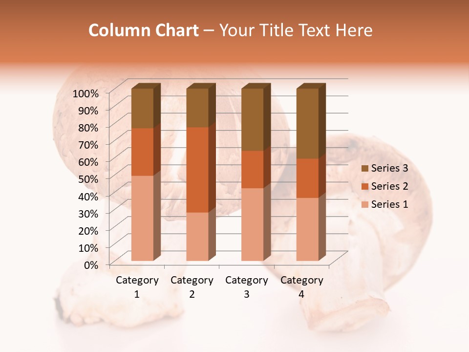 Vegetarian Fresh Background PowerPoint Template