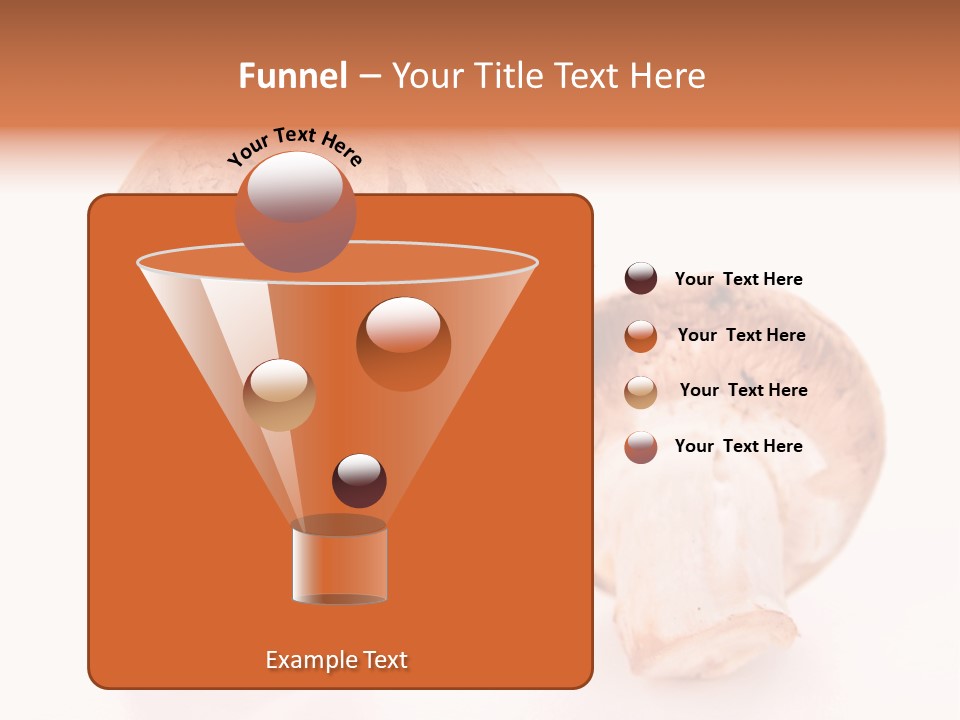 Vegetarian Fresh Background PowerPoint Template