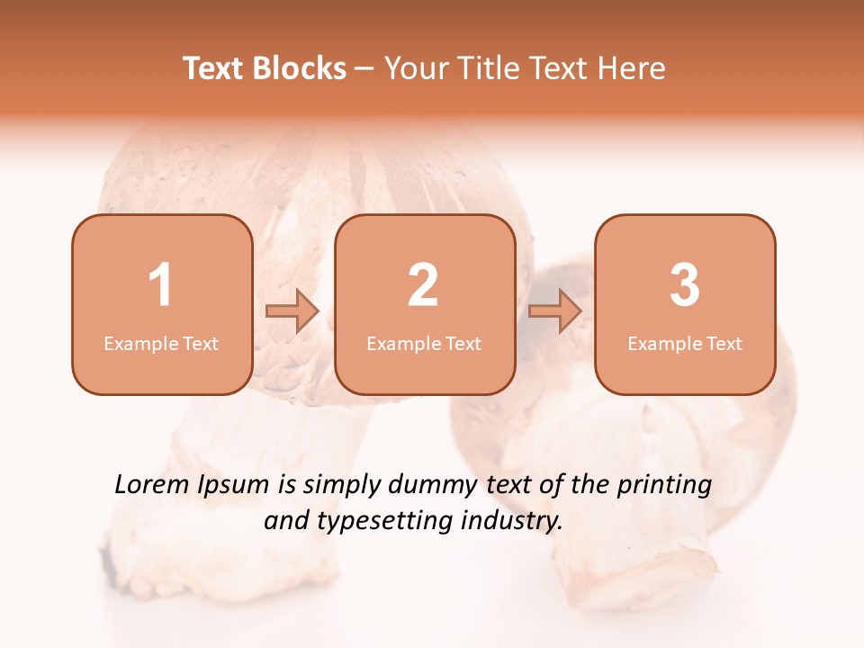 Vegetarian Fresh Background PowerPoint Template