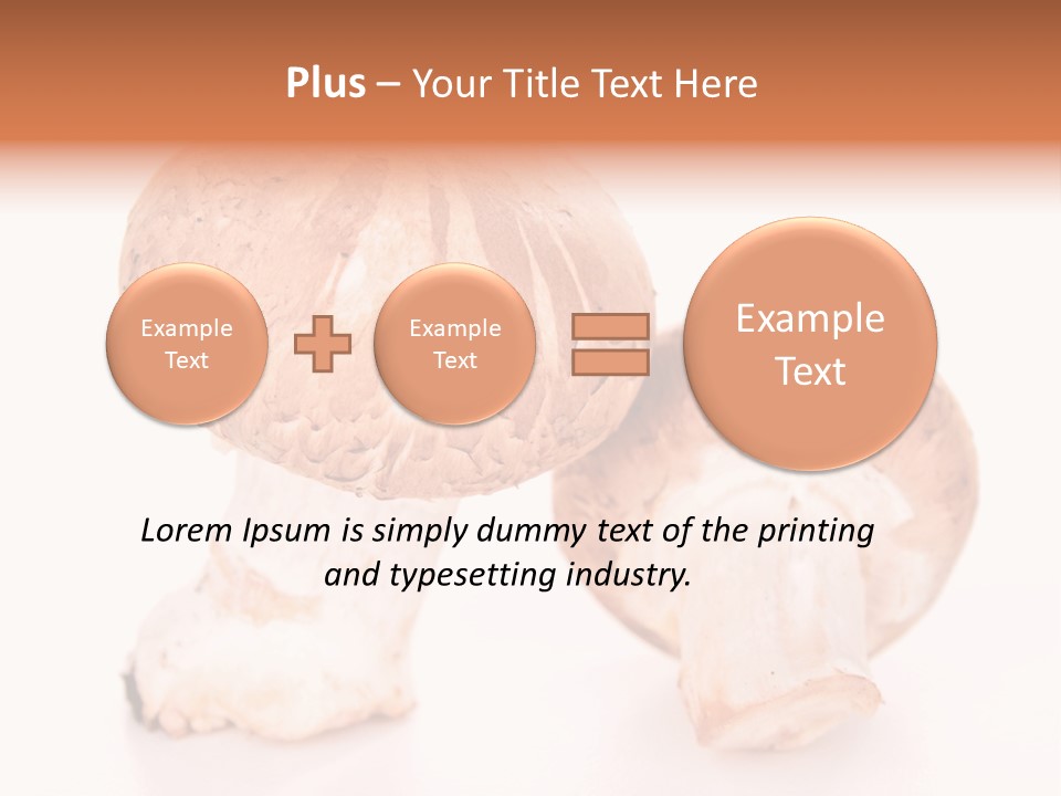 Vegetarian Fresh Background PowerPoint Template