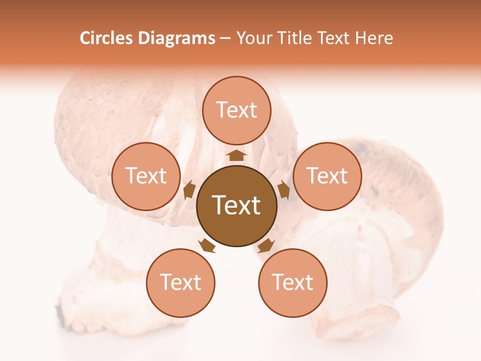 Vegetarian Fresh Background PowerPoint Template