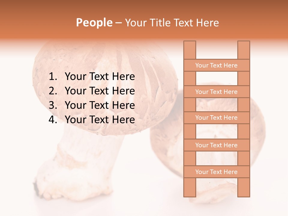 Vegetarian Fresh Background PowerPoint Template