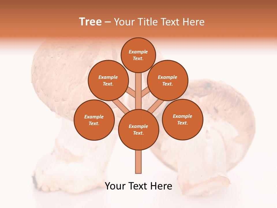 Vegetarian Fresh Background PowerPoint Template