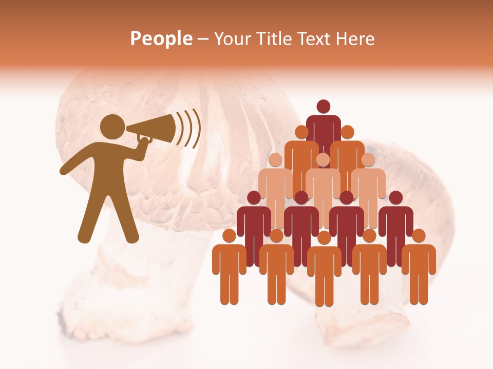 Vegetarian Fresh Background PowerPoint Template