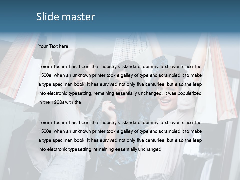 Happiness Joyful Wide PowerPoint Template