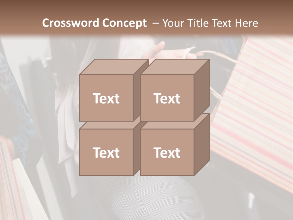 Cloth Paper Portrait PowerPoint Template