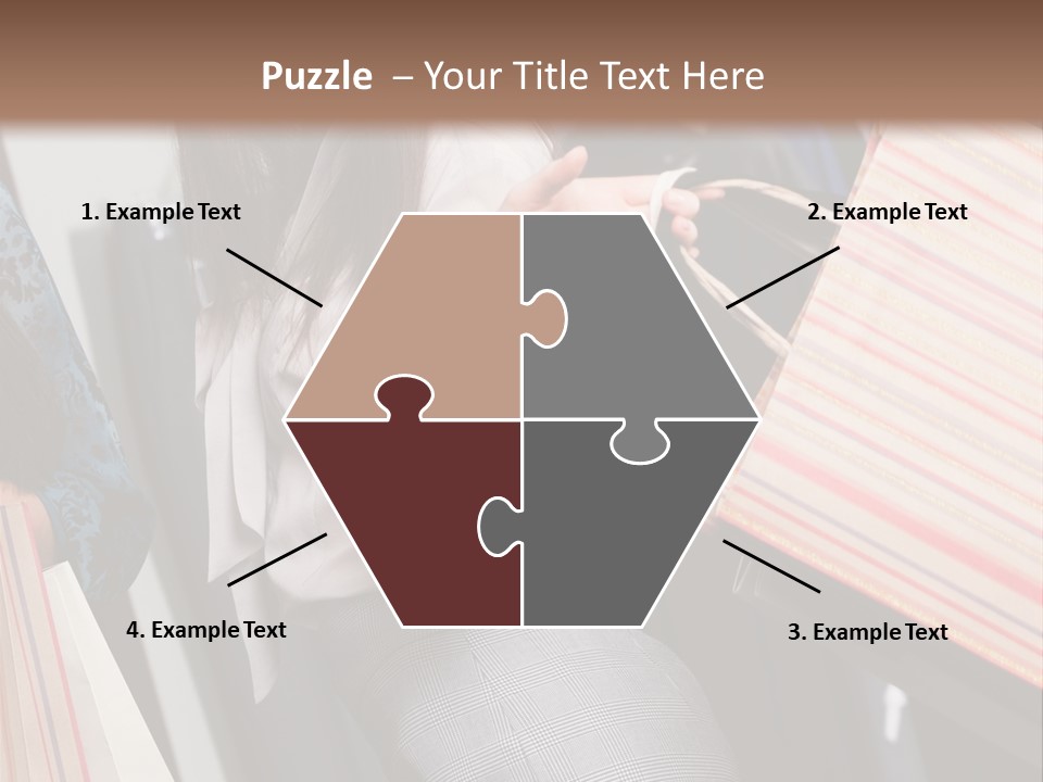 Cloth Paper Portrait PowerPoint Template