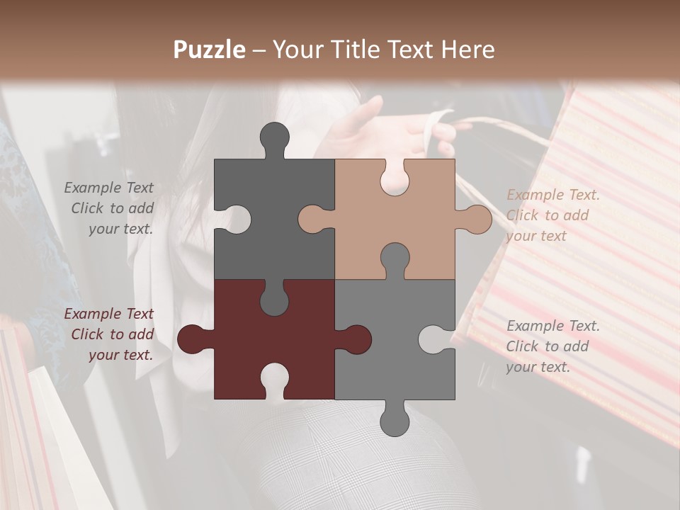 Cloth Paper Portrait PowerPoint Template