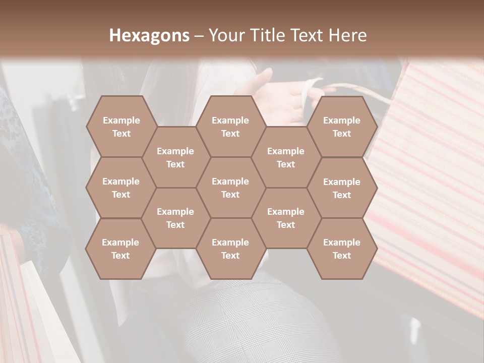 Cloth Paper Portrait PowerPoint Template