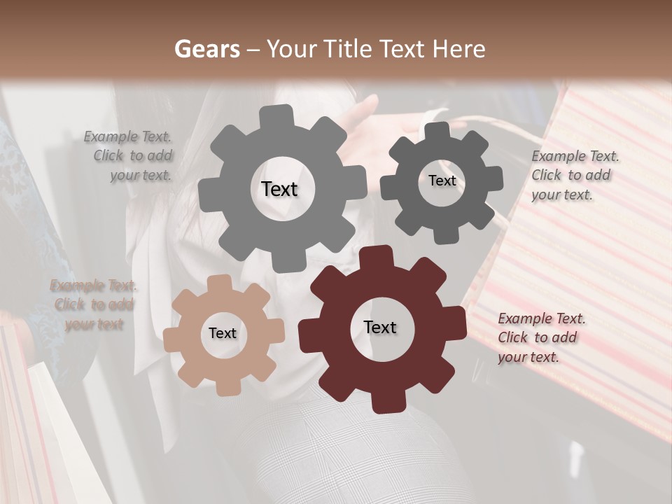 Cloth Paper Portrait PowerPoint Template