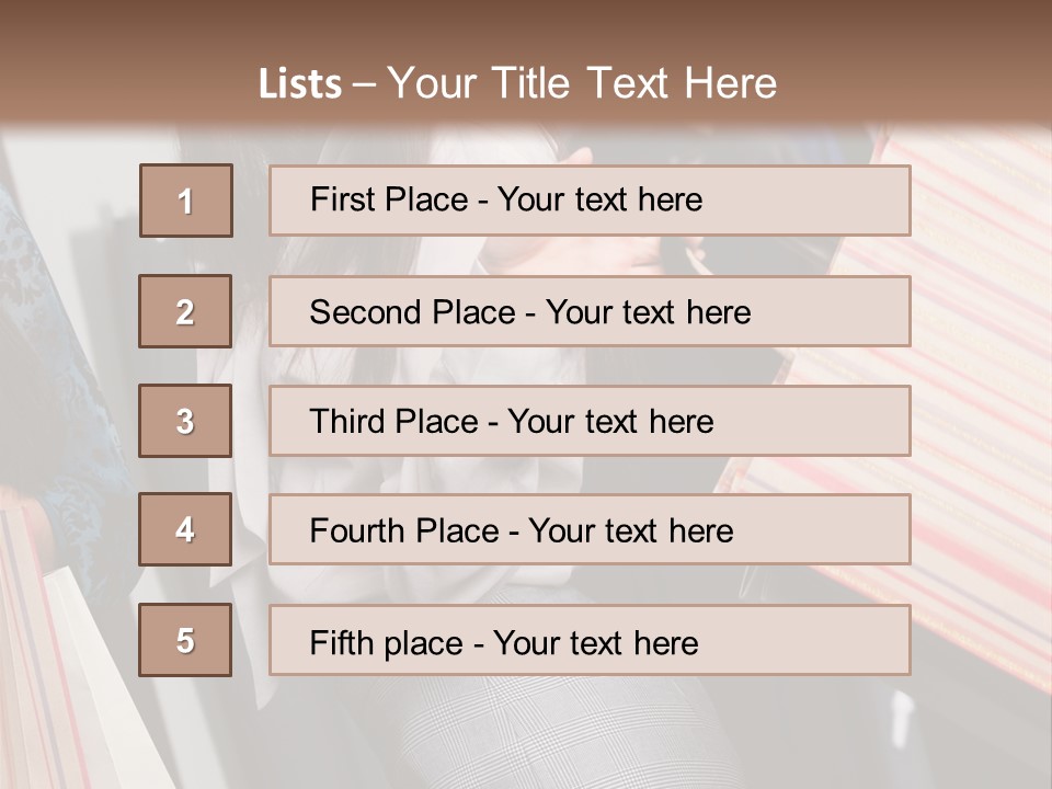 Cloth Paper Portrait PowerPoint Template