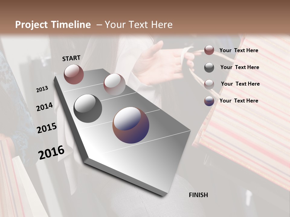Cloth Paper Portrait PowerPoint Template