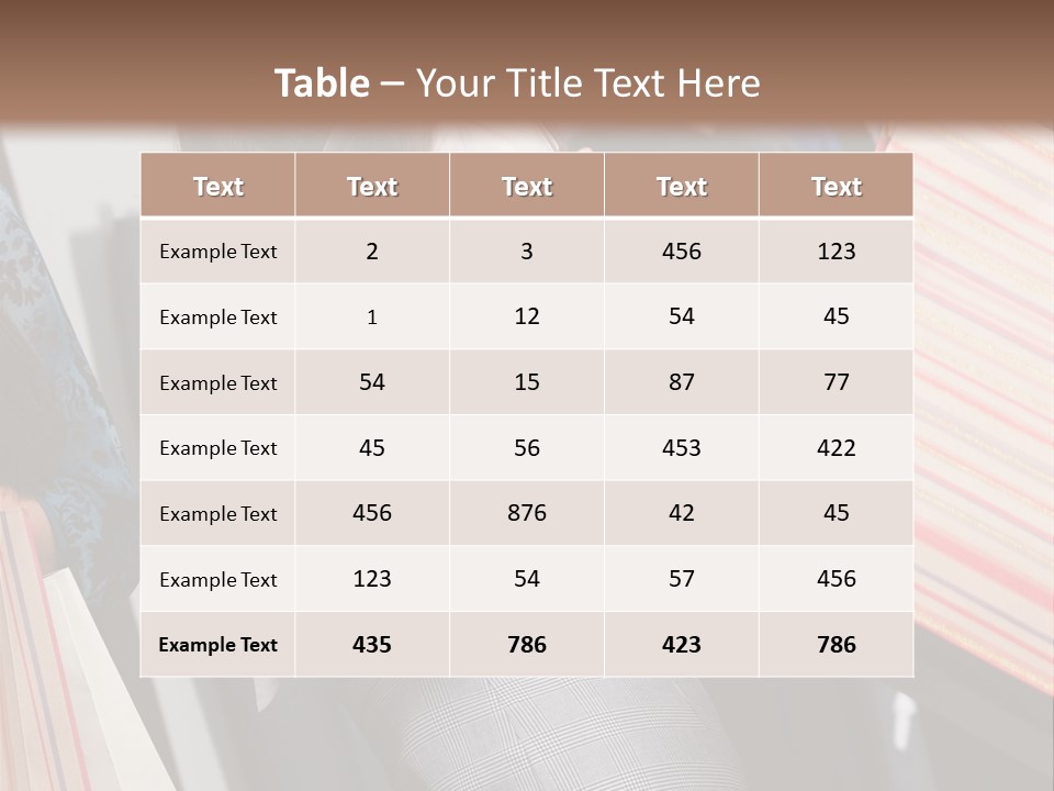 Cloth Paper Portrait PowerPoint Template