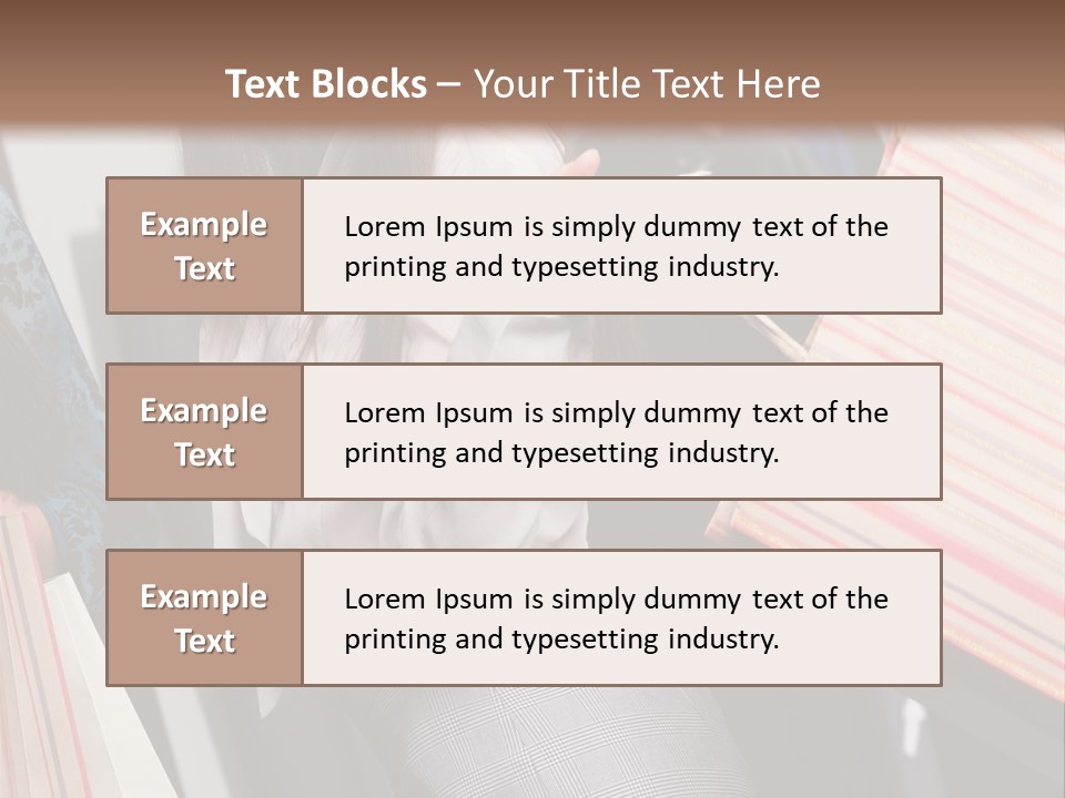 Cloth Paper Portrait PowerPoint Template