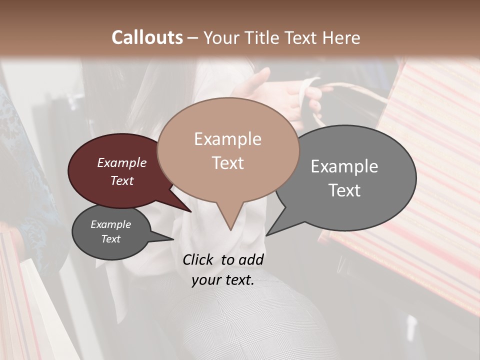 Cloth Paper Portrait PowerPoint Template