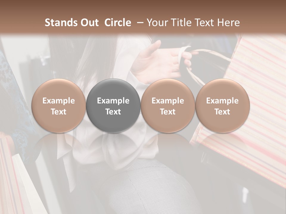 Cloth Paper Portrait PowerPoint Template