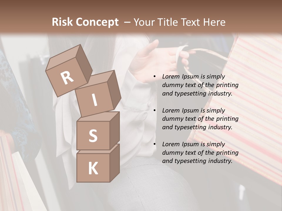 Cloth Paper Portrait PowerPoint Template