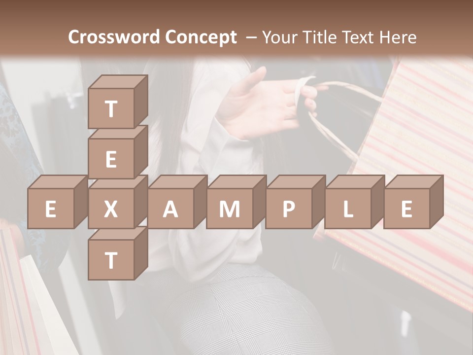 Cloth Paper Portrait PowerPoint Template