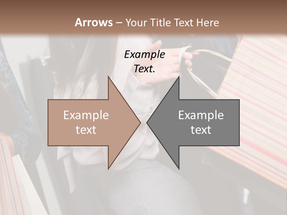 Cloth Paper Portrait PowerPoint Template