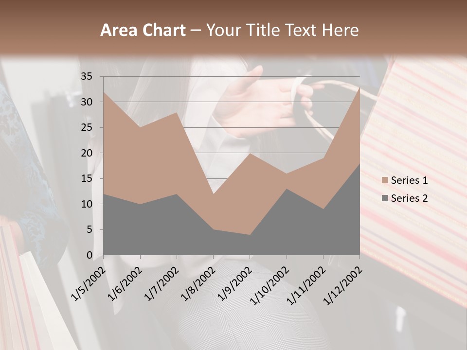 Cloth Paper Portrait PowerPoint Template