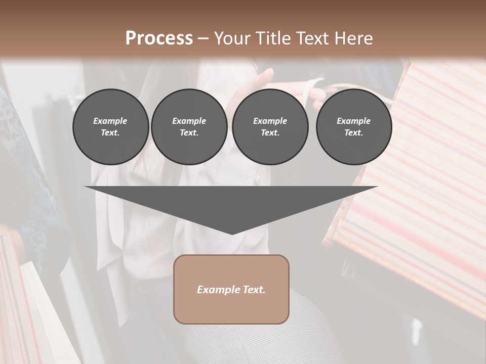 Cloth Paper Portrait PowerPoint Template