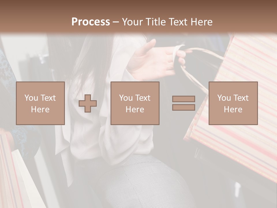 Cloth Paper Portrait PowerPoint Template
