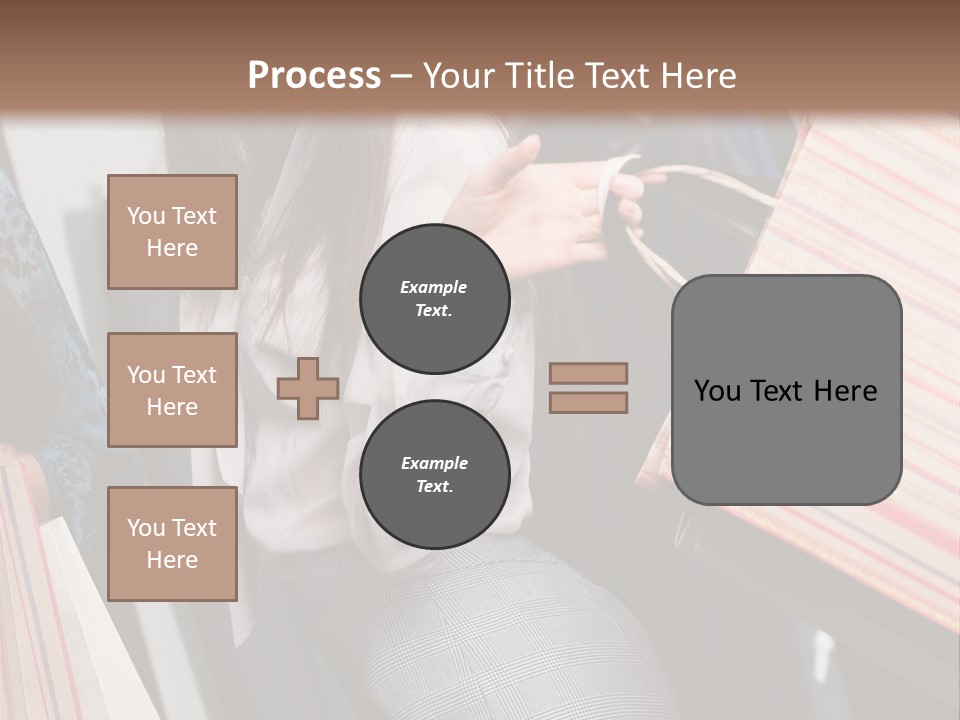 Cloth Paper Portrait PowerPoint Template