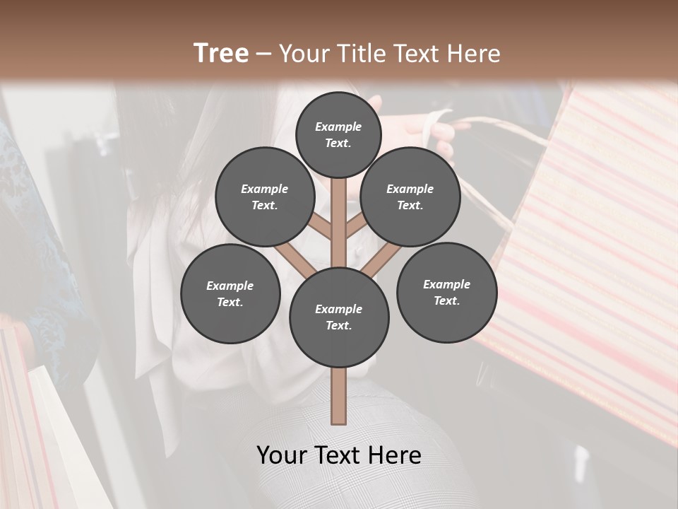 Cloth Paper Portrait PowerPoint Template