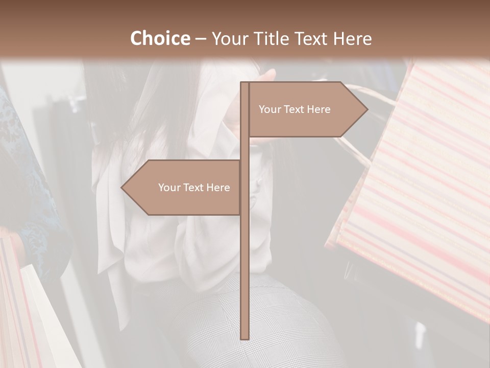 Cloth Paper Portrait PowerPoint Template