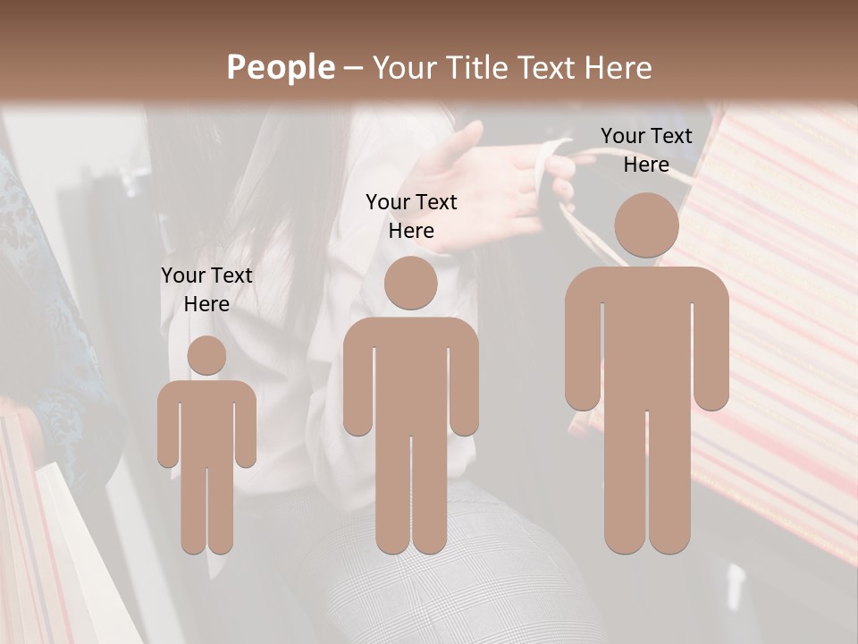 Cloth Paper Portrait PowerPoint Template