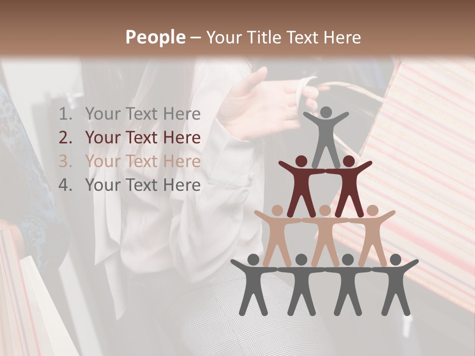 Cloth Paper Portrait PowerPoint Template