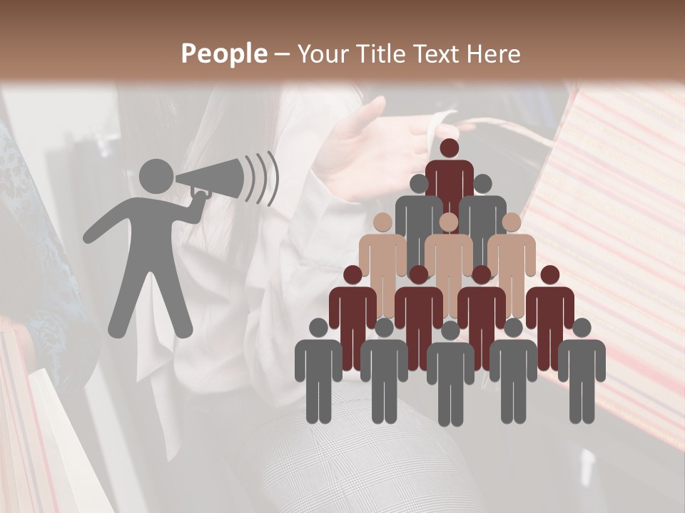 Cloth Paper Portrait PowerPoint Template