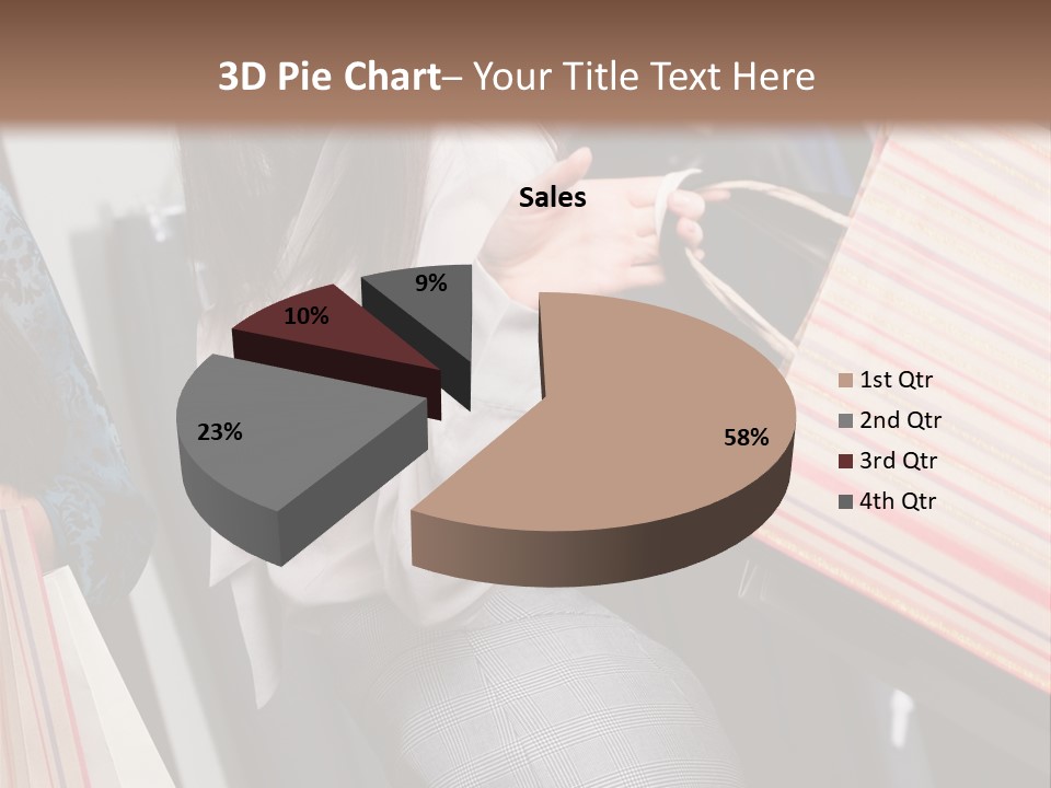 Cloth Paper Portrait PowerPoint Template