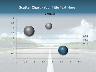 Long Roadway Drive PowerPoint Template