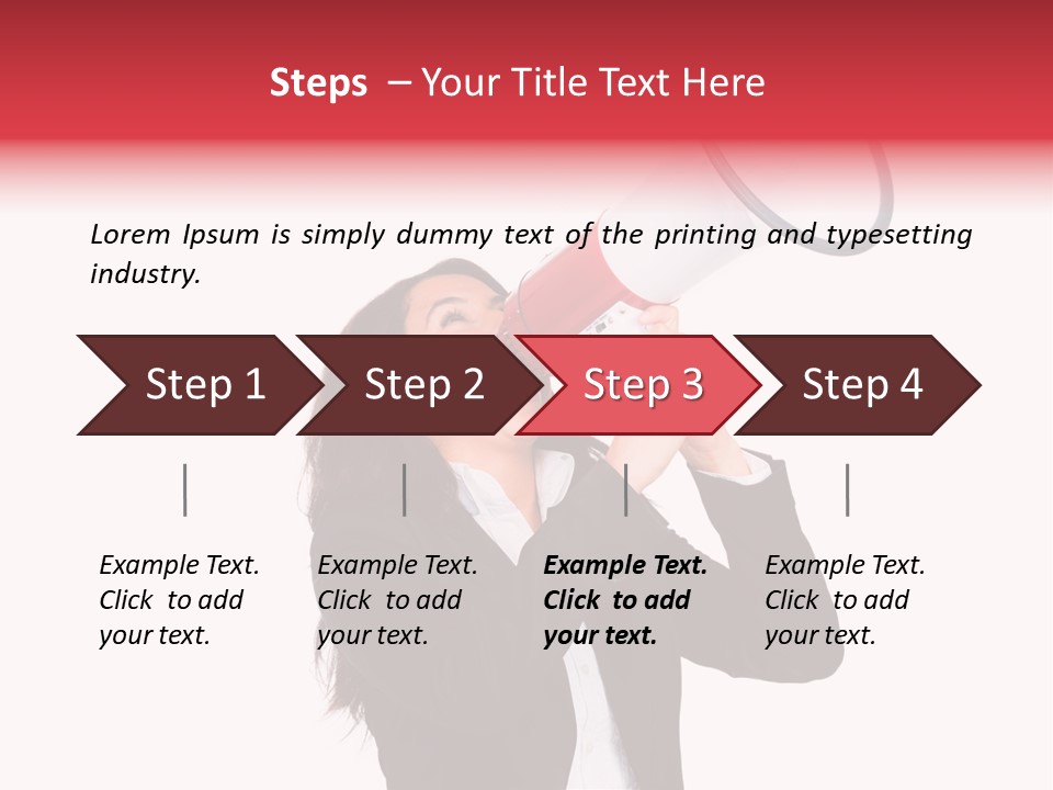 Roar Laugh Volume PowerPoint Template