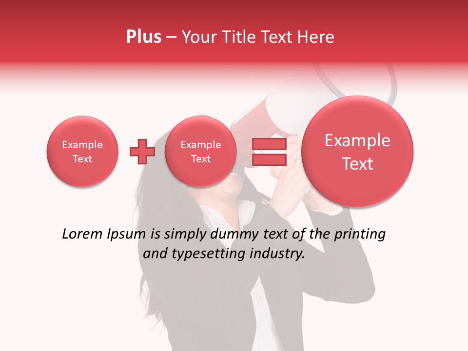 Roar Laugh Volume PowerPoint Template