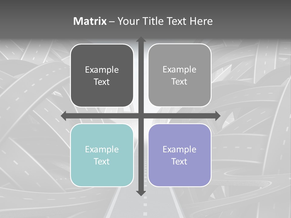 Tangled Crossroad Management PowerPoint Template
