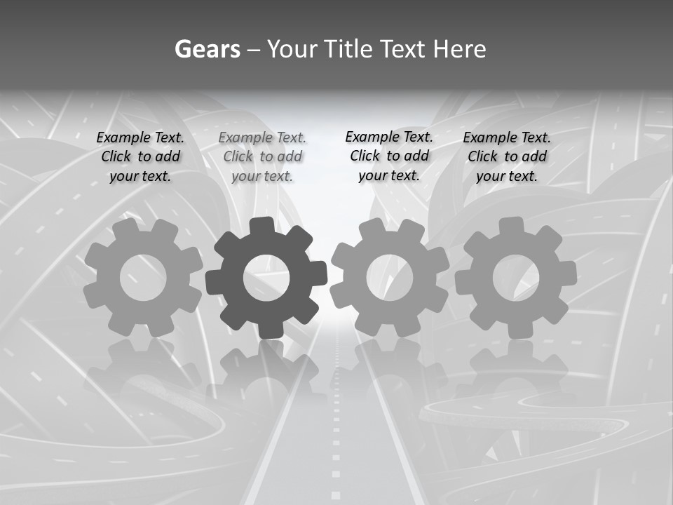 Tangled Crossroad Management PowerPoint Template