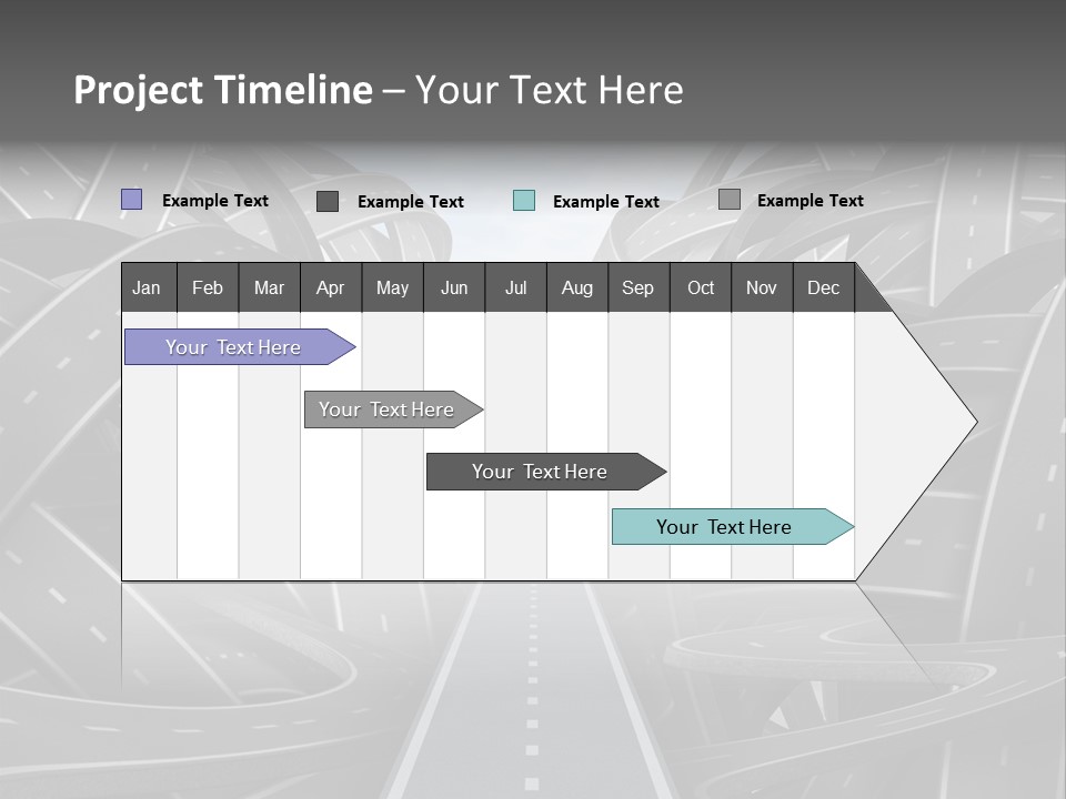 Tangled Crossroad Management PowerPoint Template