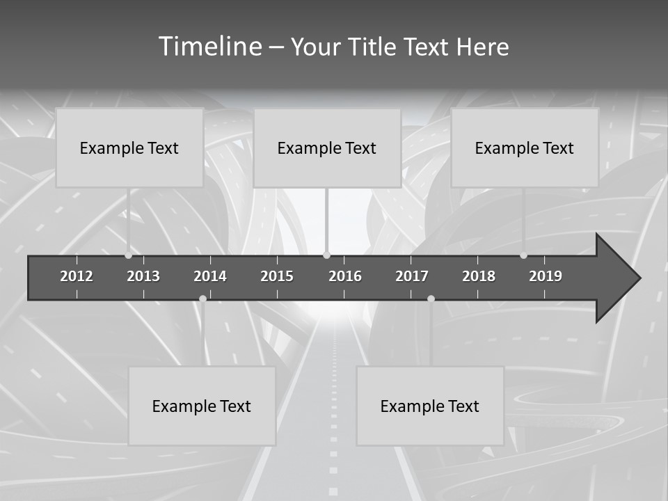 Tangled Crossroad Management PowerPoint Template