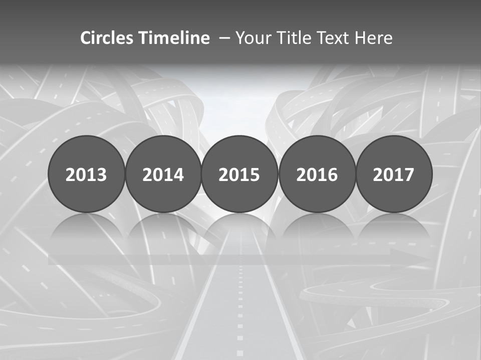 Tangled Crossroad Management PowerPoint Template